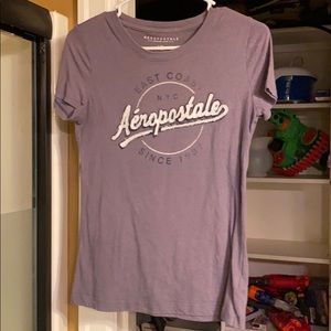 purple aero tee shirt